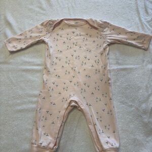 Cloud Island Pink Patterned Kids One Piece